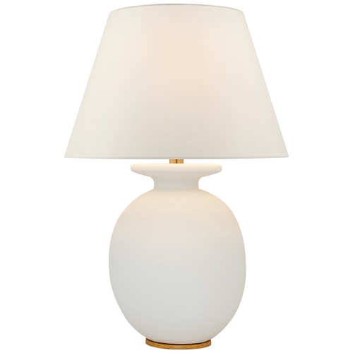 Visual Comfort Signature Collection Christopher Spitzmiller Hans Lamp in Sandy White by Visual Comfort Signature CS3658SDWL