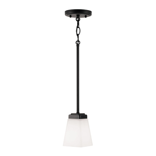 HomePlace by Capital Lighting Baxley 5-Inch Mini Pendant in Black by HomePlace by Capital Lighting 314411MB-334