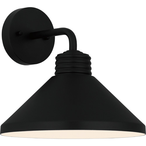 Rencher Matte Black Outdoor Wall Light by Quoizel Lighting