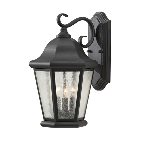 Generation Lighting Martinsville Outdoor Wall Light in Black by Generation Lighting OL5902BK