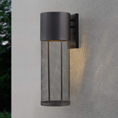 Hinkley Aria 21.75-Inch Outdoor Wall Light in Black by Hinkley Lighting 2305BK