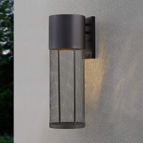 Aria 21.75-Inch Outdoor Wall Light in Black by Hinkley Lighting