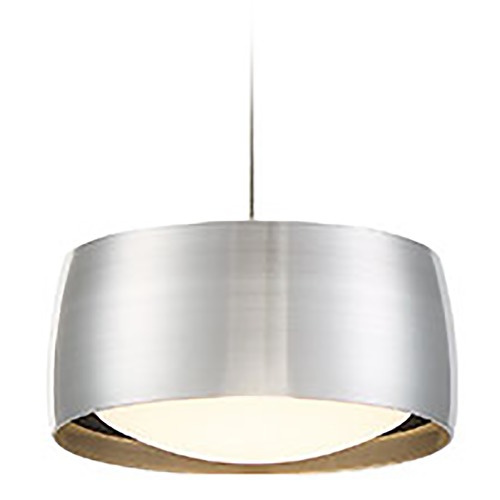 WAC Lighting Tic Toc Aluminum LED Mini Pendant by WAC Lighting PD-37806-AL