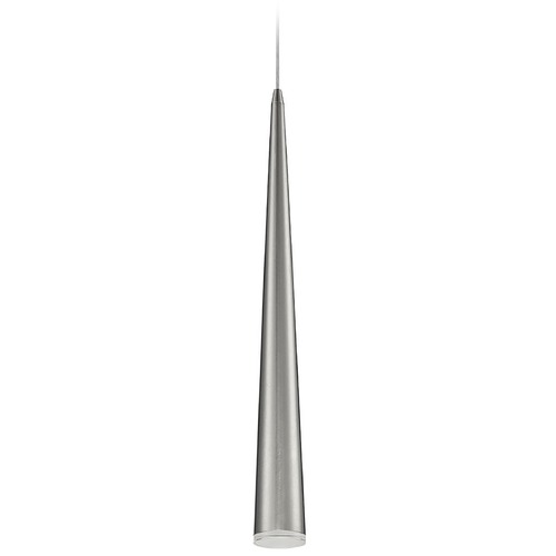 Modern Brushed Nickel LED Pendant 3000K 365LM by Kuzco Lighting