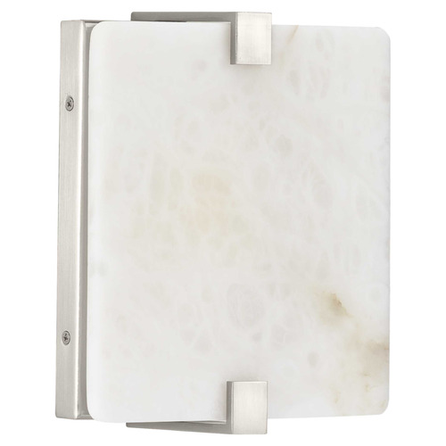 Progress Lighting LED Alabaster Stone Brushed Nickel LED Sconce