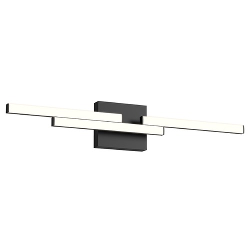 Anello Minor 26.5-Inch LED Bathroom Light in Black by Kuzco Lighting
