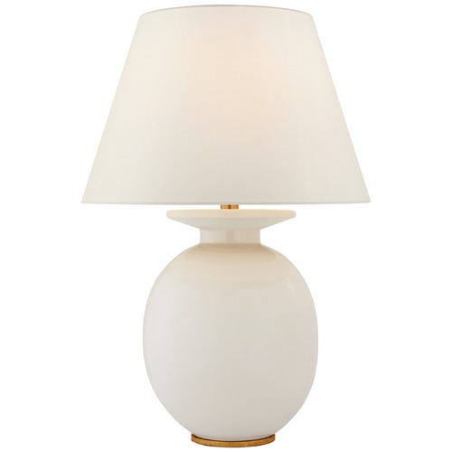 Visual Comfort Signature Collection Christopher Spitzmiller Hans Lamp in Ivory by Visual Comfort Signature CS3658IVOL