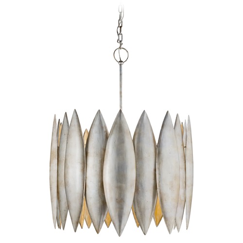 Visual Comfort Signature Collection Barry Goralnick Hatton Large Chandelier in Silver by Visual Comfort Signature S5048BSL
