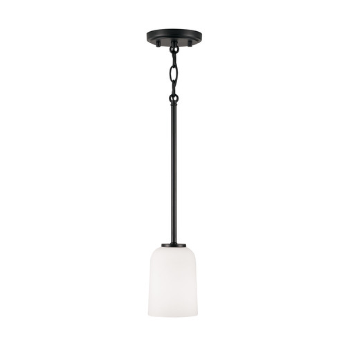 Lawson Mini Pendant in Matte Black by HomePlace by Capital Lighting