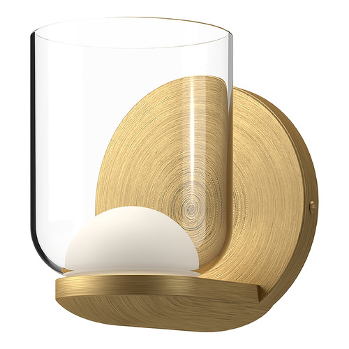 Cedar Brushed Gold LED Sconce by Kuzco Lighting