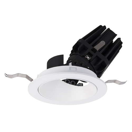 WAC Lighting 4-Inch FQ Downlights White LED Recessed Trim by WAC Lighting R4FRAT-935-WT