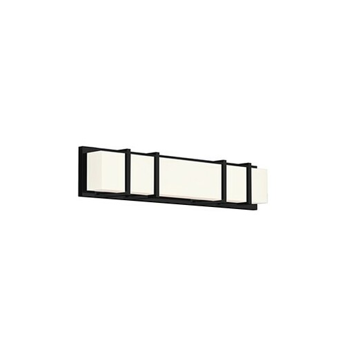 Alberni Black LED Vertical Bathroom Light by Kuzco Lighting