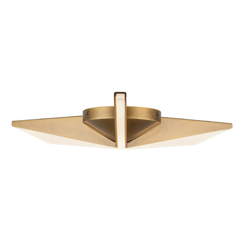 Kuzco Lighting Tachi Vintage Brass LED Flushmount Light