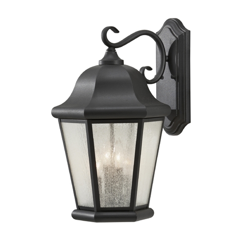 Martinsville Outdoor Wall Light in Black by Generation Lighting