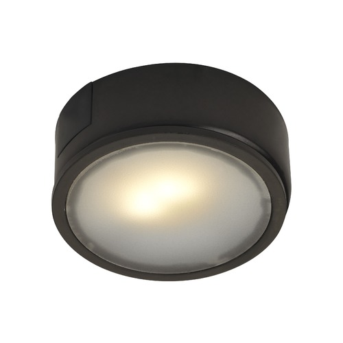 120 Volt Bronze LED Puck Light Surface Mount 2700K 260 Lumens