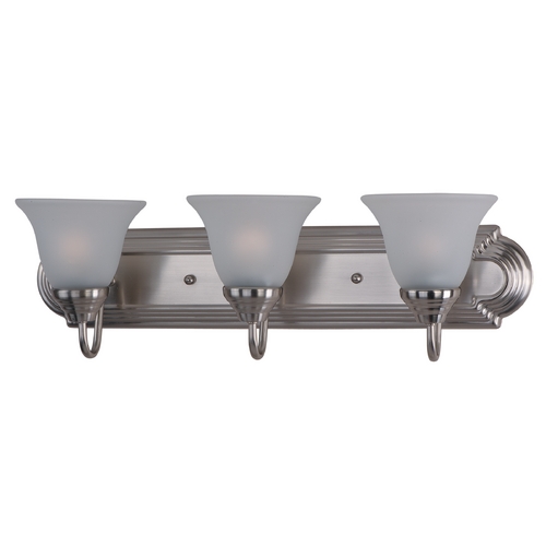 Essentials Satin Nickel Bathroom Light by Maxim Lighting