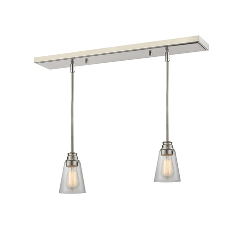 Z-Lite Annora Brushed Nickel Multi-Light Pendant by Z-Lite 428MP-2BN