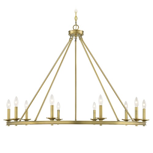 Middleton Warm Brass Chandelier by Savoy House