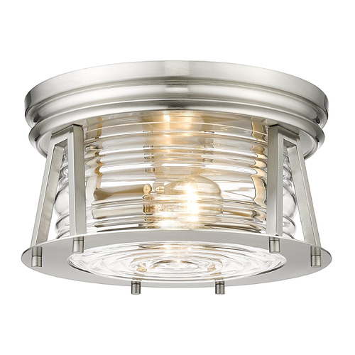 Cape Harbor Brushed Nickel Flush Mount by Z-Lite