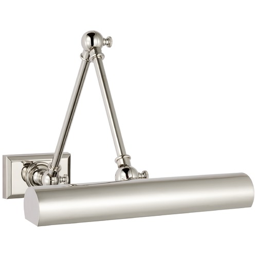 Visual Comfort Signature Collection E.F. Chapman Cabinet Maker 12-Inch Light in Nickel by Visual Comfort Signature SL2709PN