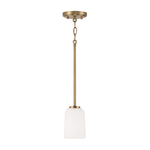 Lawson Mini Pendant in Aged Brass by HomePlace by Capital Lighting