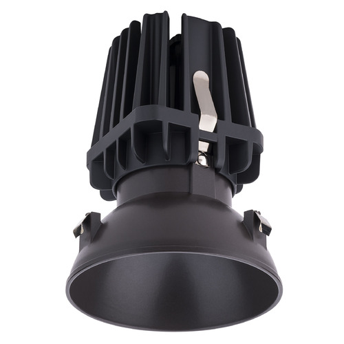 WAC Lighting 4-Inch FQ Downlights Black LED Recessed Trim by WAC Lighting R4FRDL-935-BK