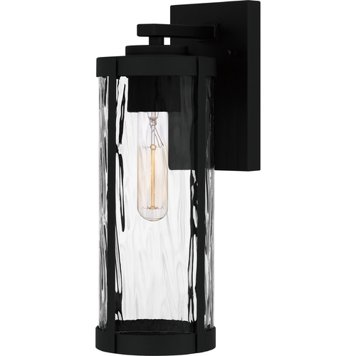 Culpo Matte Black Outdoor Wall Light by Quoizel Lighting