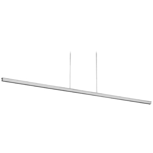 Visual Comfort Modern Collection Stagger Polished Stainless Steel LED Island Light