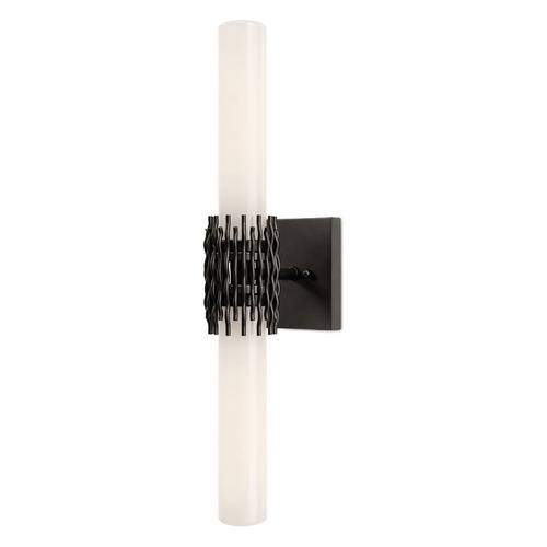 Currey and Company Brietta Oil Rubbed Bronze LED Vertical Bathroom Light