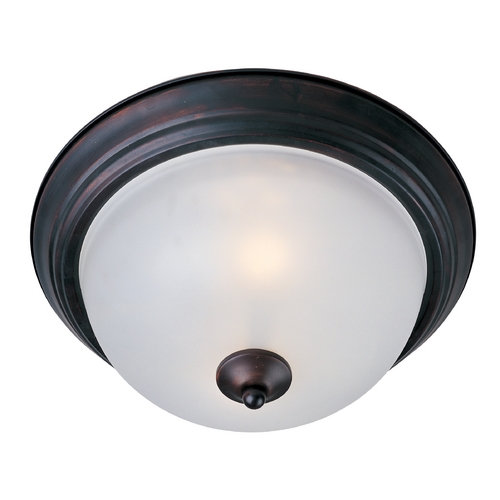Essentials Oil Rubbed Bronze Flush Mount by Maxim Lighting