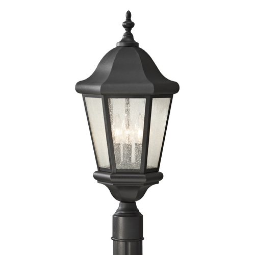 Generation Lighting Martinsville Post Light in Black by Generation Lighting OL5907BK