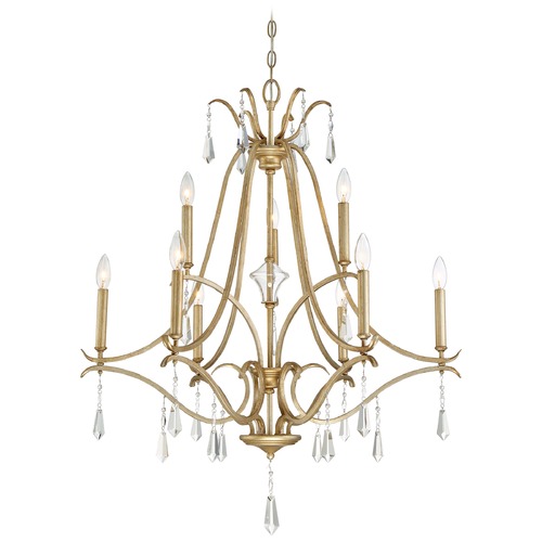 Laurel Estate Brio Gold Crystal Chandelier by Minka Lavery