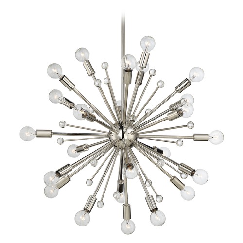 Savoy House Galea 23-Inch Chandelier in Polished Nickel by Savoy House 7-6099-24-109