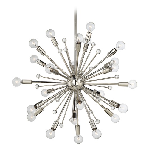 Galea 23-Inch Chandelier in Polished Nickel by Savoy House