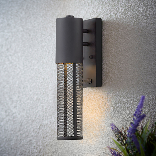 Aria 14.50-Inch Outdoor Wall Light in Black by Hinkley Lighting