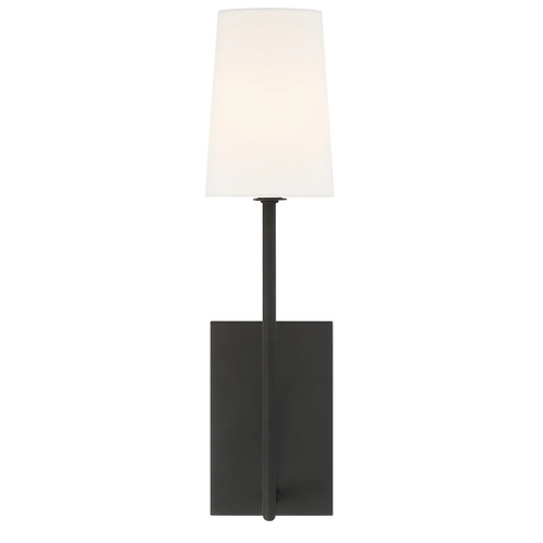 Lena 18-Inch Wall Sconce in Black by Crystorama Lighting