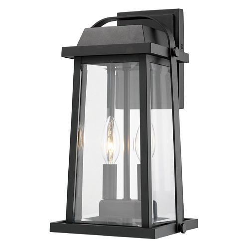 Z-Lite Millworks Black Outdoor Wall Light by Z-Lite 574M-BK