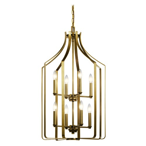 Morrigan 19-Inch Natural Brass Chandelier by Kichler Lighting