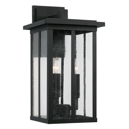 Capital Lighting Barrett 18-Inch Black Outdoor Wall Light by HomePlace by Capital Lighting 943832BK