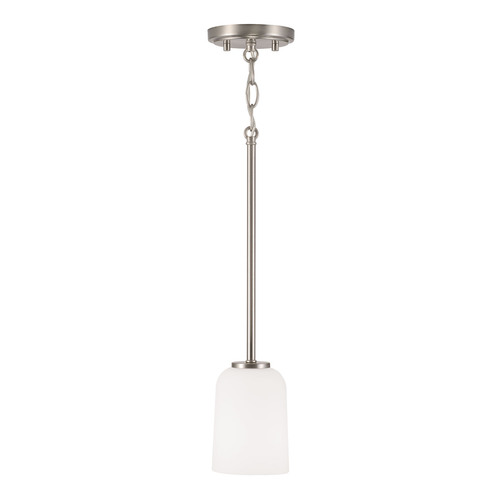 HomePlace by Capital Lighting Lawson Mini Pendant in Brushed Nickel by HomePlace by Capital Lighting 348812BN-542