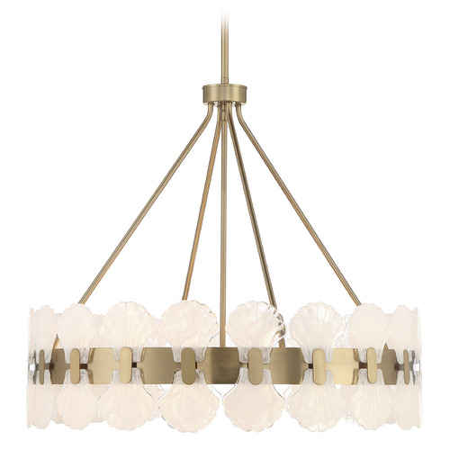 Savoy House Lighting Bancroft Noble Brass Chandelier