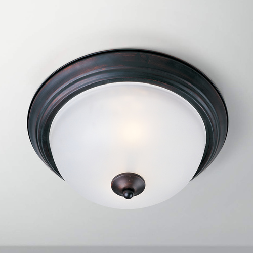 Maxim Lighting Essentials Oil Rubbed Bronze Flush Mount by Maxim Lighting 5842FTOI