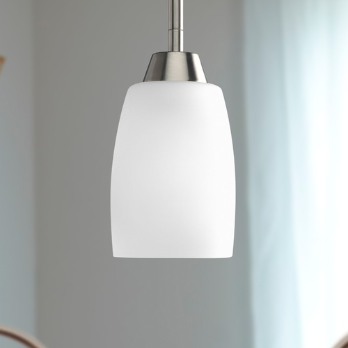 Progress Lighting Wisten Mini Pendant in Brushed Nickel by Progress Lighting P5108-09