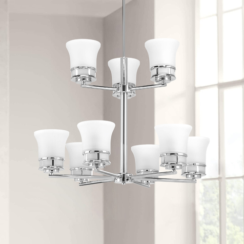 Progress Lighting Cascadia Chandelier in Chrome by Progress Lighting P4614-15