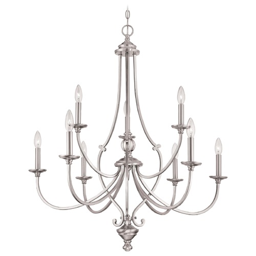 Savannah Row Brushed Nickel Chandelier by Minka Lavery