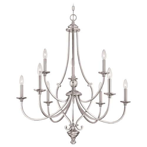 Minka Lavery Savannah Row Brushed Nickel Chandelier by Minka Lavery 3339-84