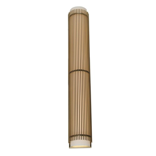 Edgewater Vintage Brass LED Vertical Bath Light by Kalco Lighting