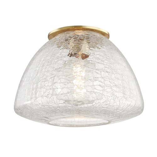 Mitzi by Hudson Valley Maya Aged Brass Flush Mount by Mitzi by Hudson Valley H216501L-AGB