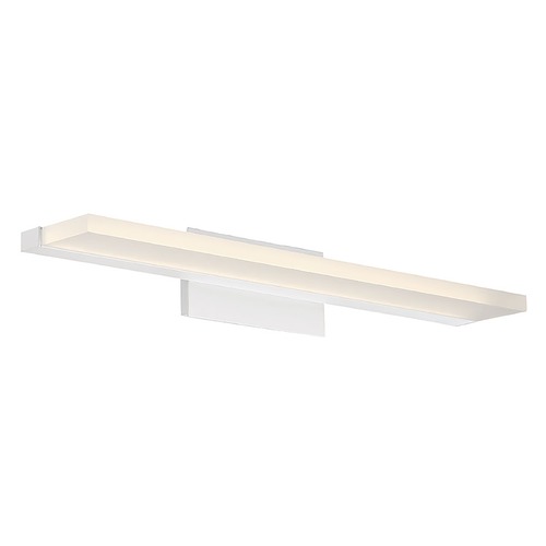 Level White LED Bathroom Light by WAC Lighting