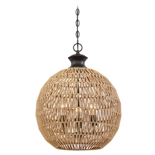 Casablanca Palladian Bronze Pendant by Quoizel Lighting
